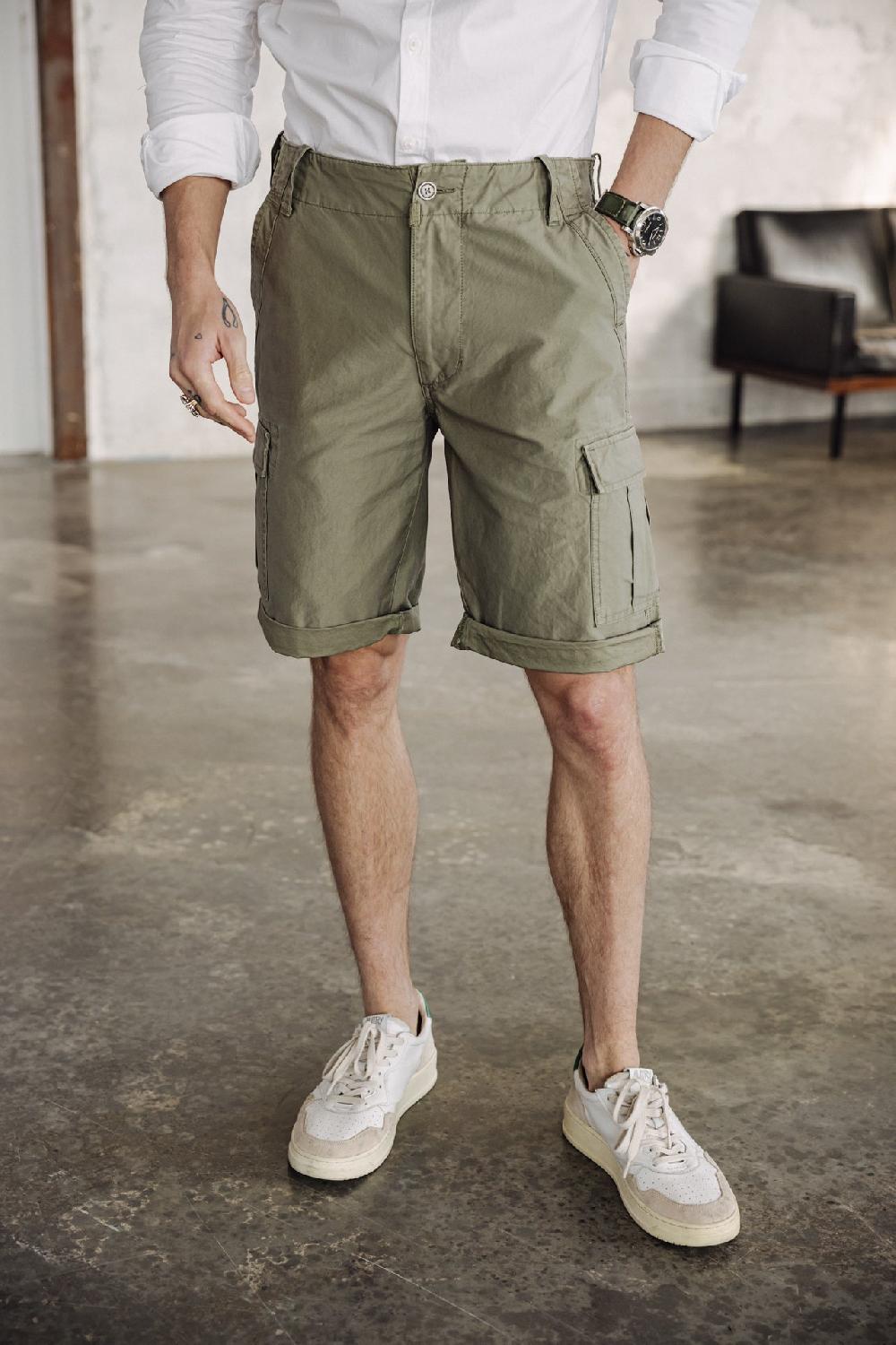 freeman t. porter Oscar Jerrican Short Homme army green
