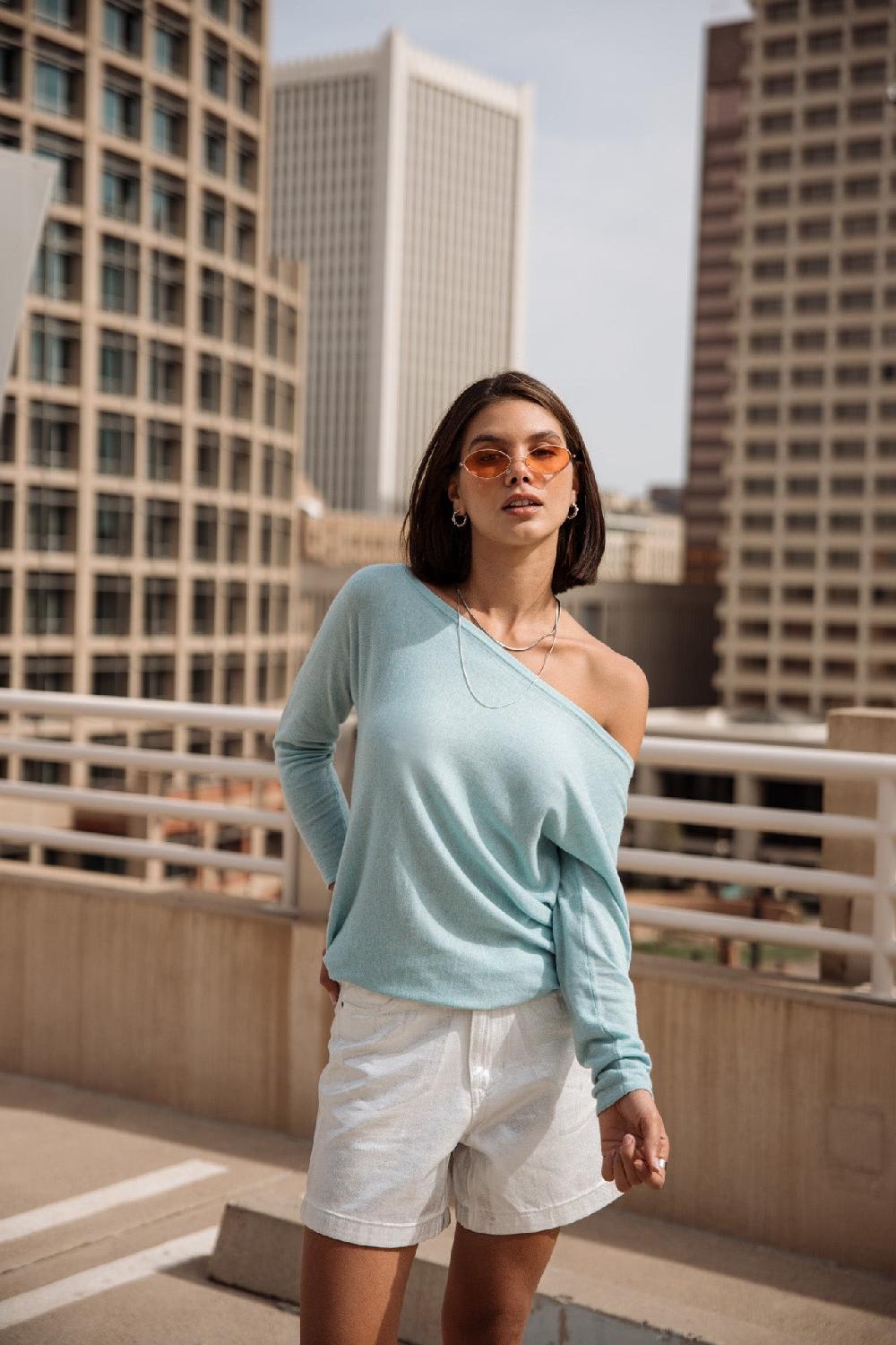 Freeman T. Porter Persia Pull Col Bateau Femme Surf Spray