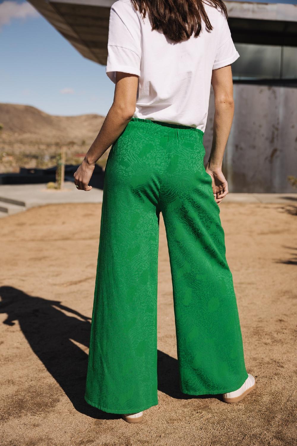 Freeman T. Porter Phandy Ibiza Pantalon Palazzo Femme Jolly Green