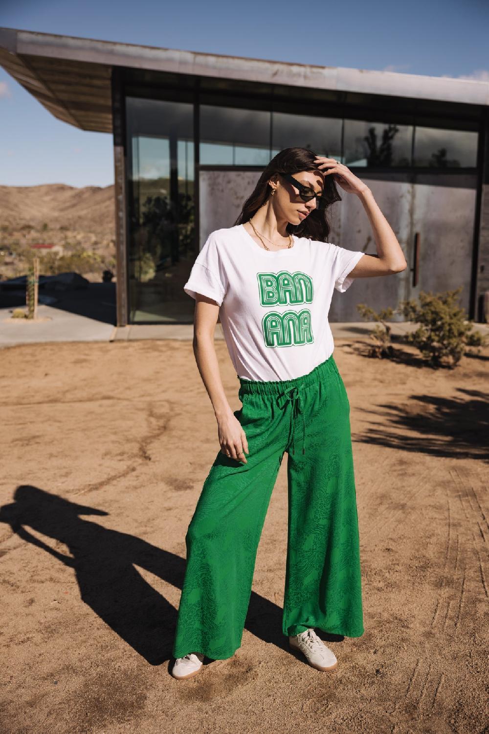 freeman t. porter Phandy Ibiza Pantalon palazzo Femme jolly green