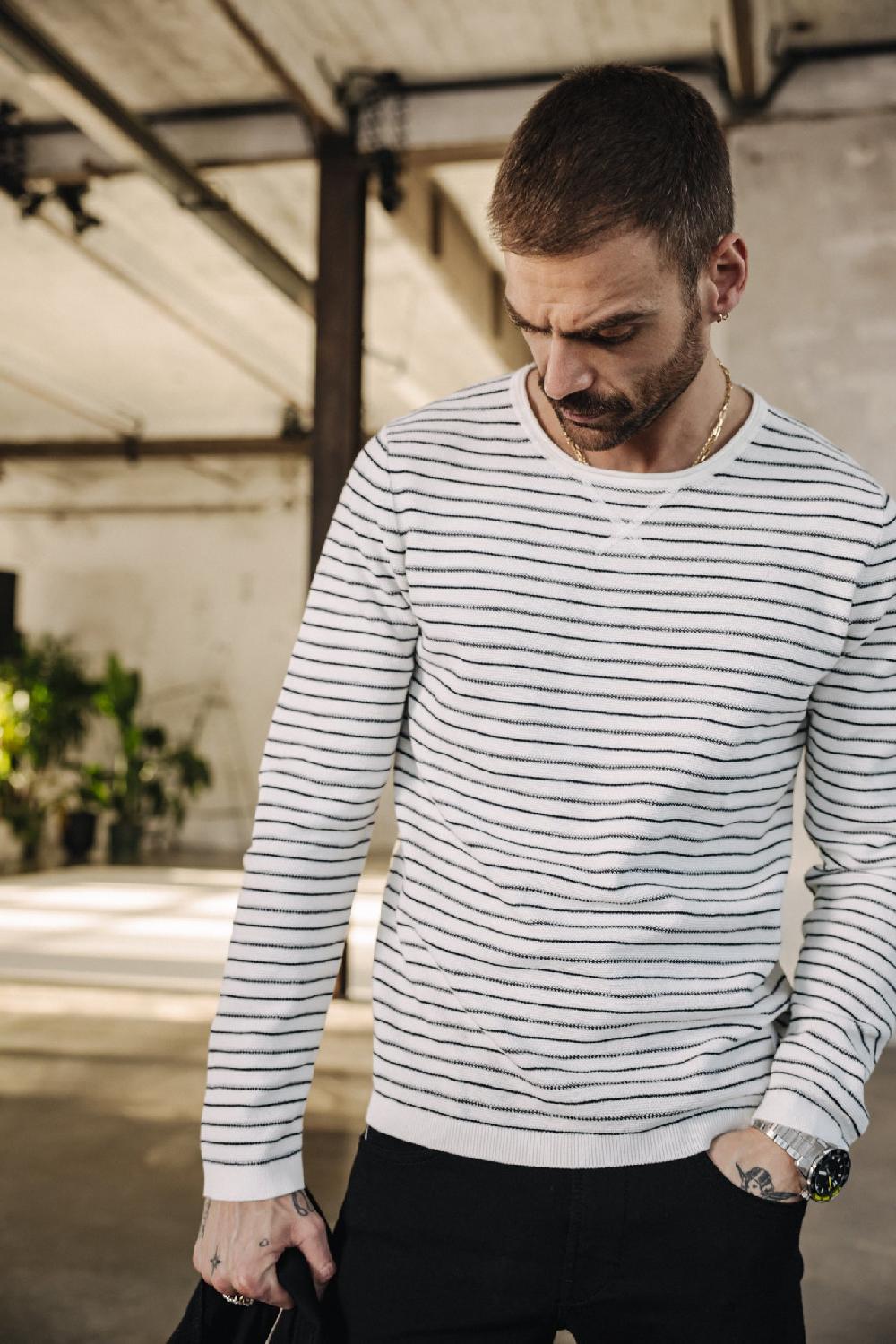 freeman t. porter Pharell Santorini Pull Homme light gray