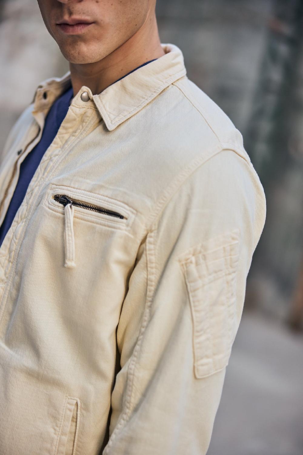 Freeman T. Porter Rage Saharan Veste Chemise Homme Natural