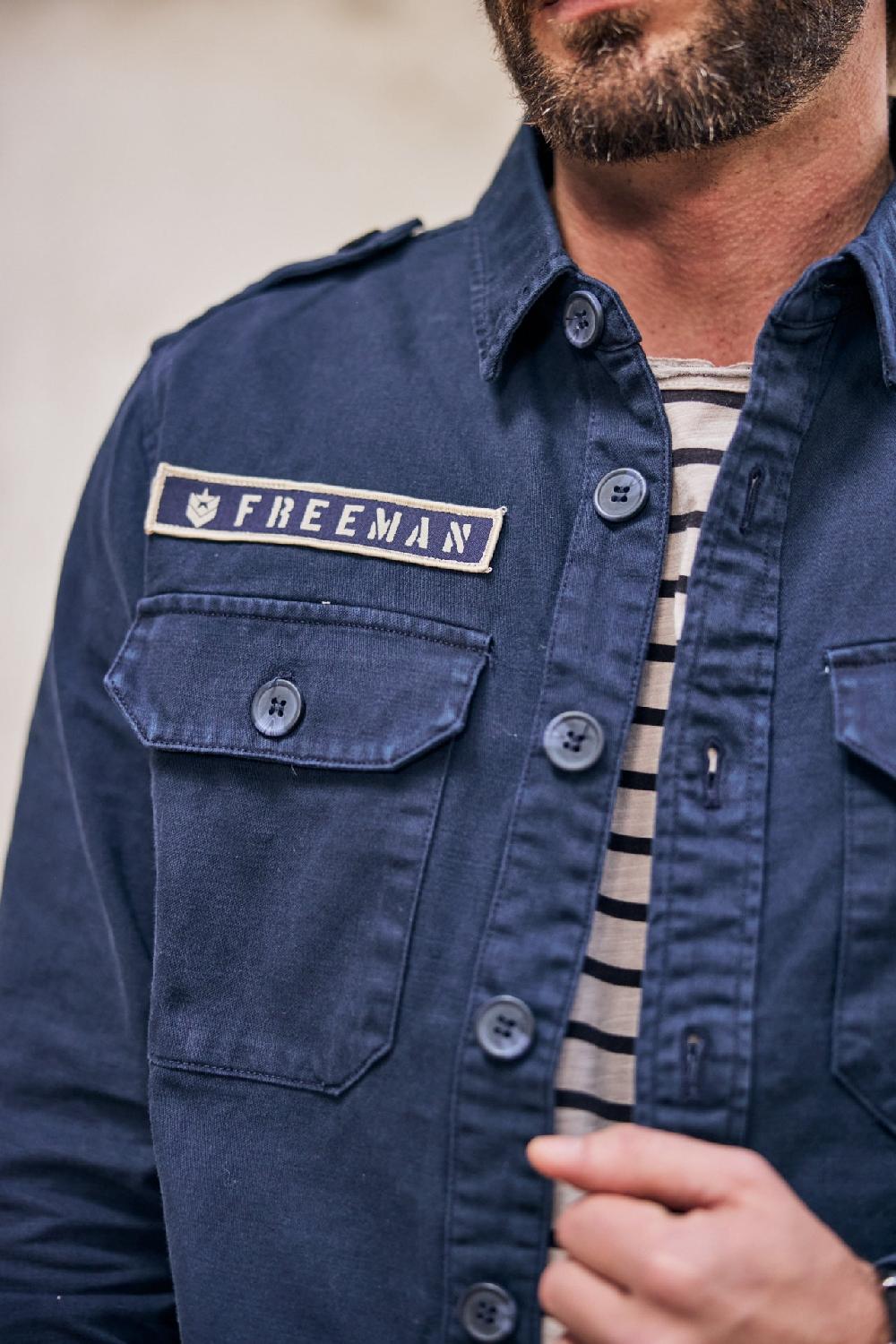 Freeman T. Porter Raven Scrapper Veste Surchemise Homme Storm