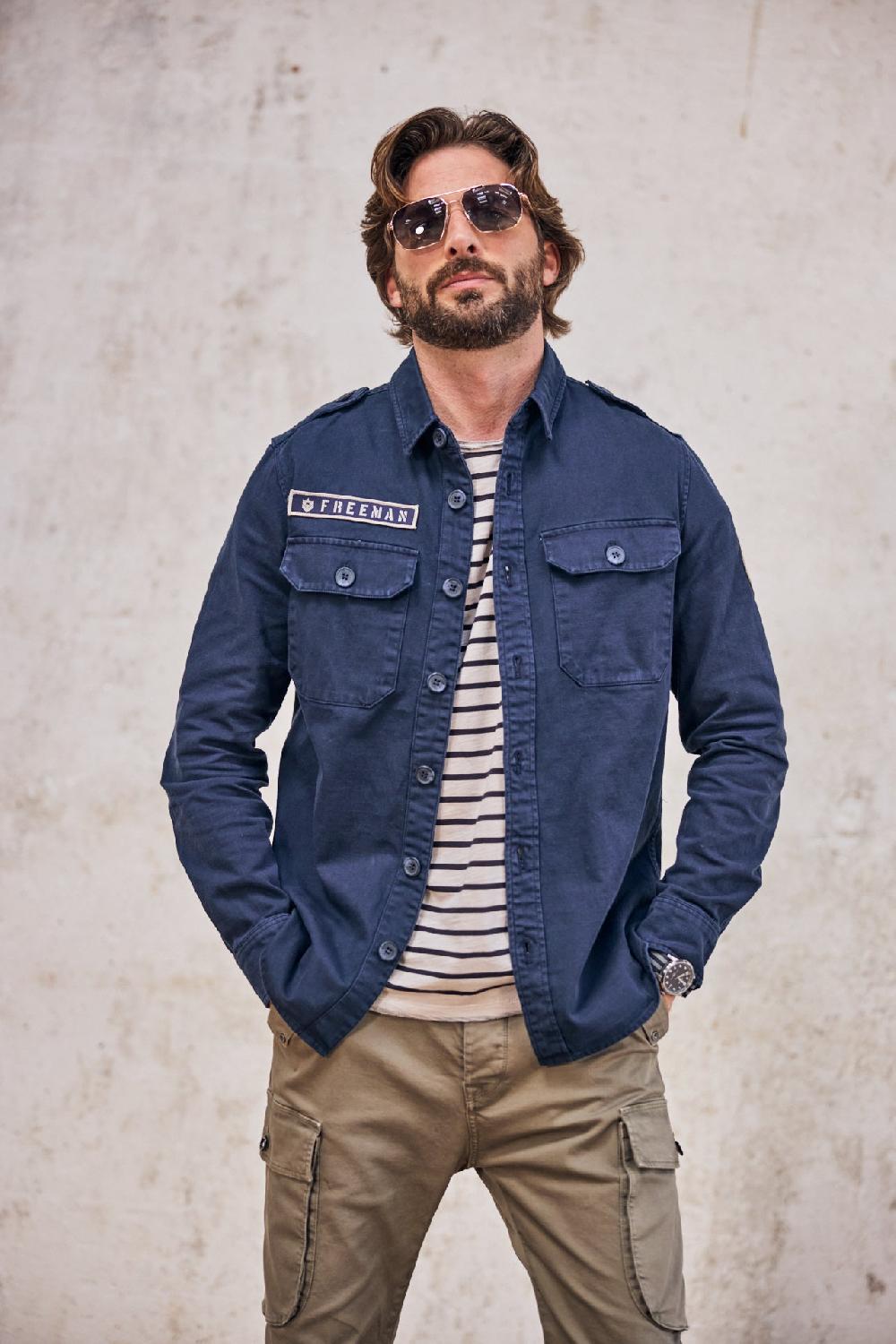 freeman t. porter Raven Scrapper Veste surchemise Homme storm