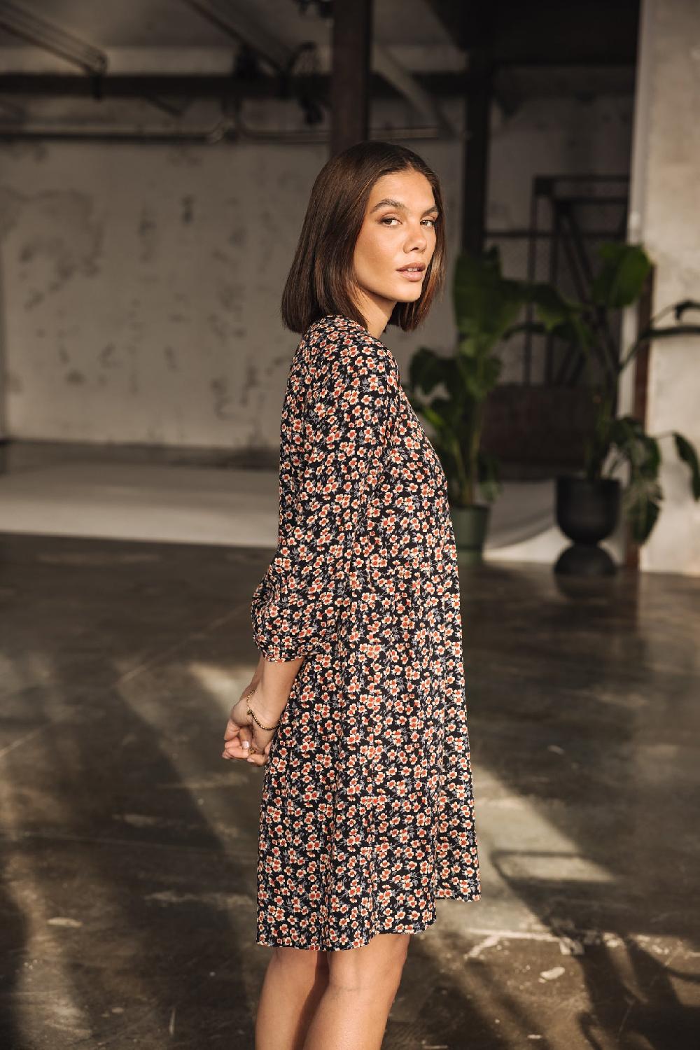 Freeman T. Porter Reeka Ditsy Robe Ample Femme Night Sky