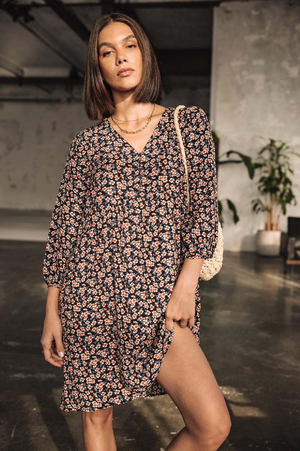 freeman t. porter Reeka Ditsy Robe ample Femme night sky freeman t. porter Reeka Ditsy Robe ample Femme night sky