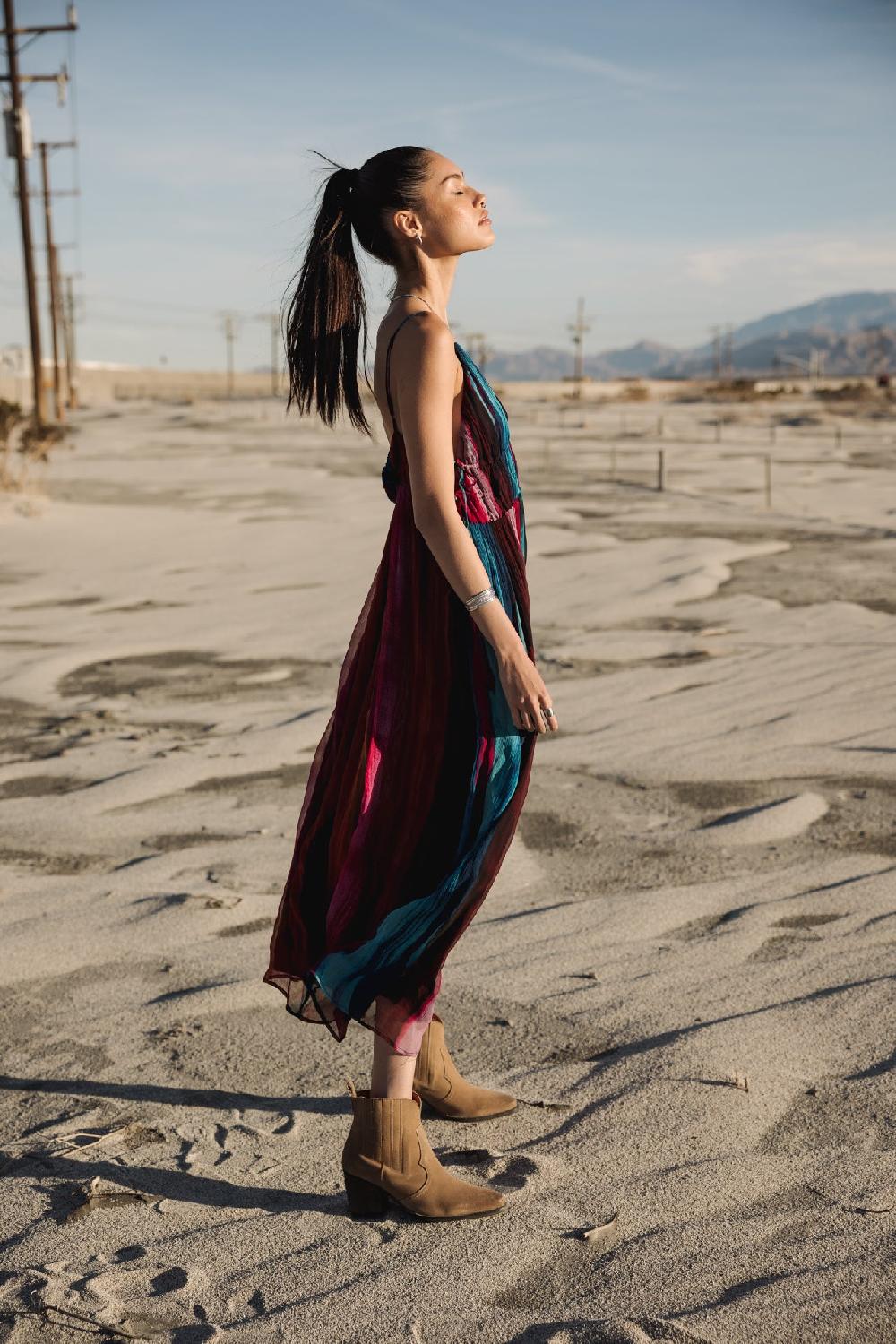 Freeman T. Porter Rizlene Holi Robe à Bretelles Femme Original