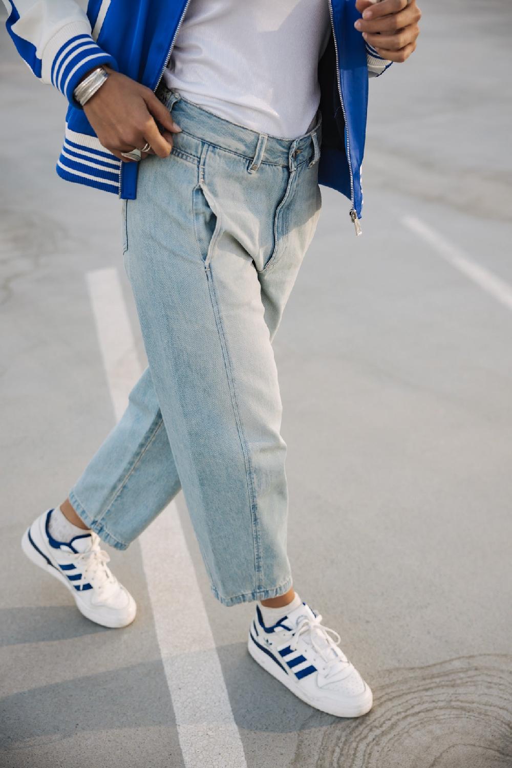 Freeman T. Porter Rosalia Denim Jeans Balloon Cropped Femme Sookie