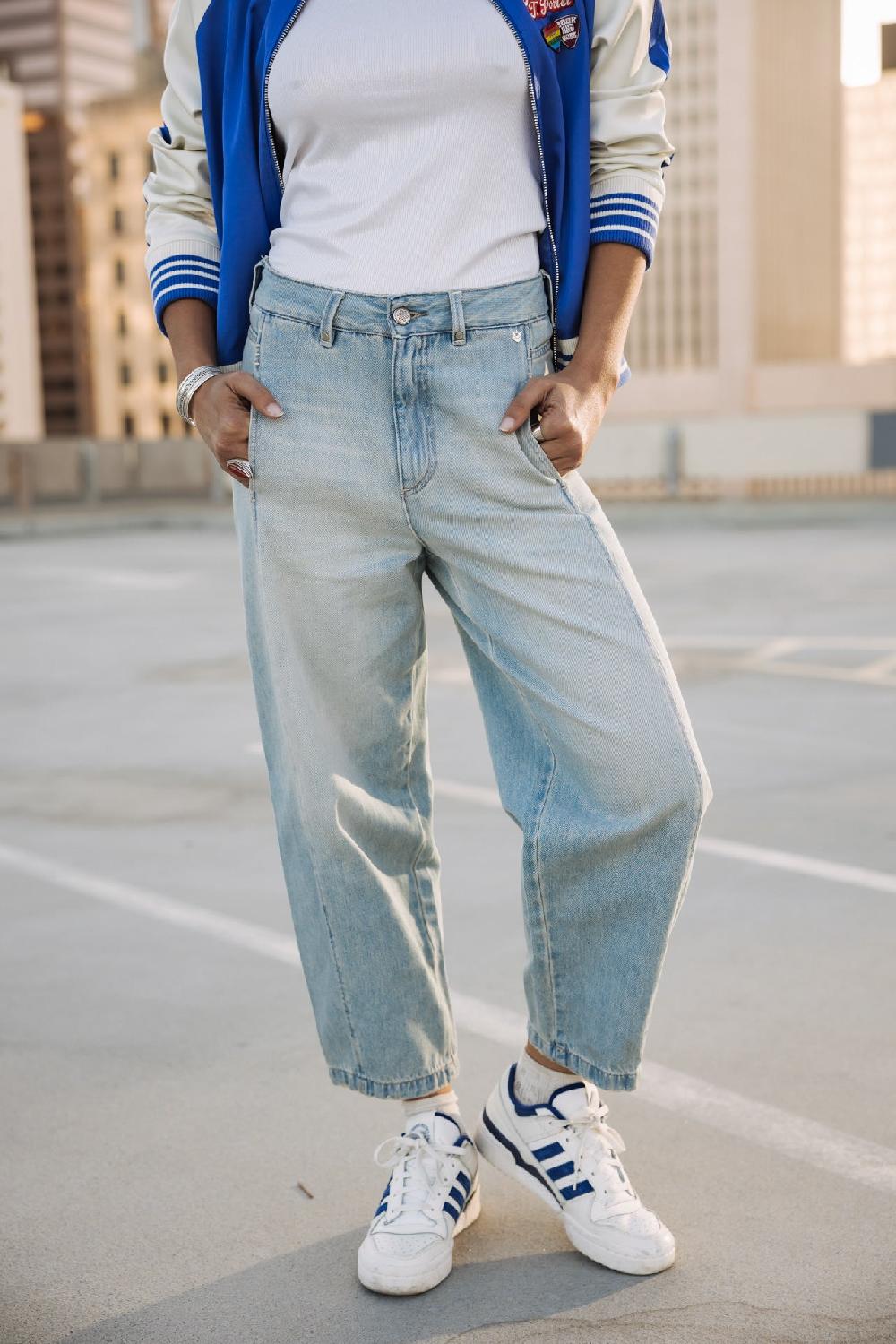 freeman t. porter Rosalia Denim Jeans balloon Cropped Femme sookie