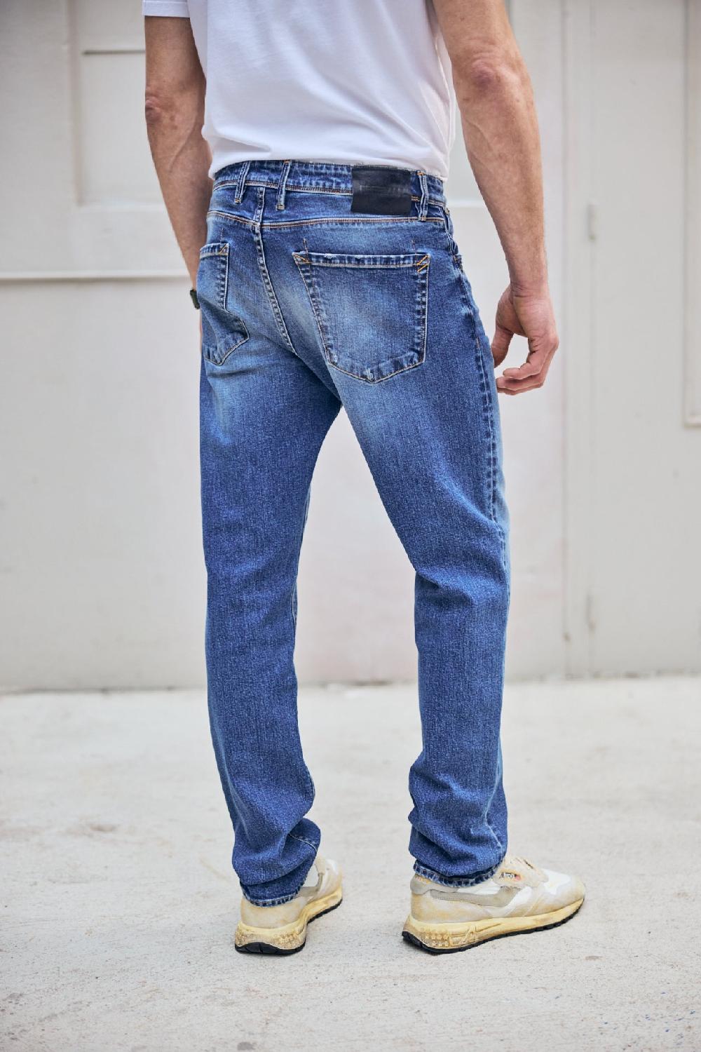 Freeman T. Porter Rubben SDM Jeans Droit Homme Singapour