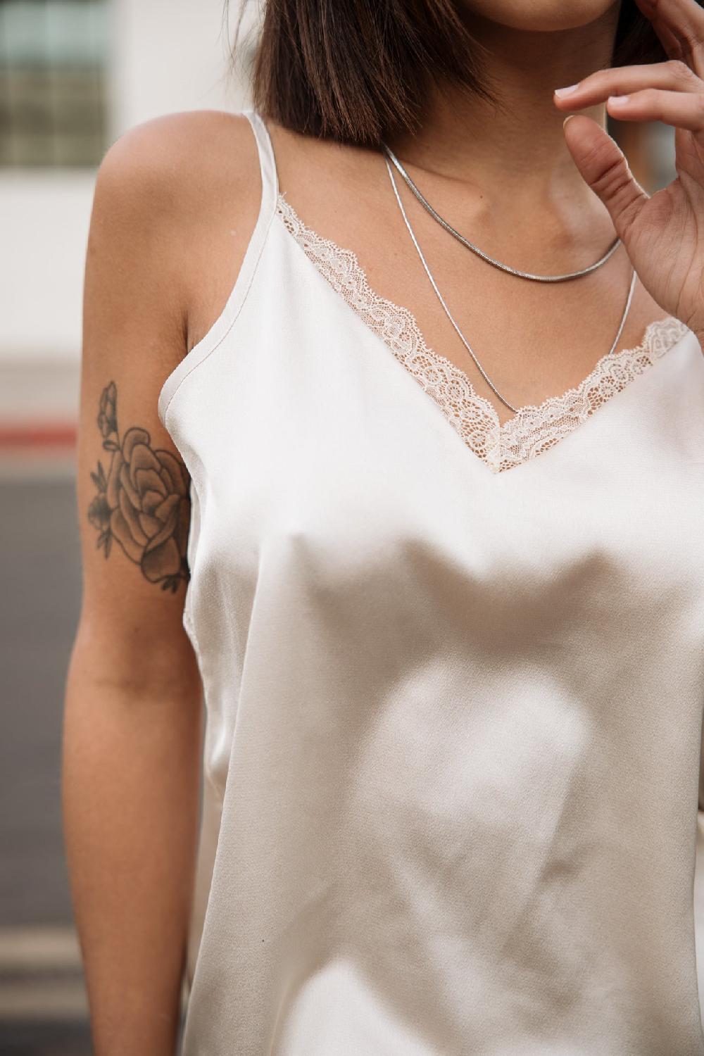 Freeman T. Porter Seliane Plain Top Nuisette Femme Birch