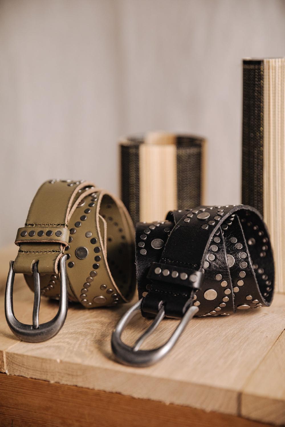 Freeman T. Porter Serra Ceinture En Cuir Femme Black