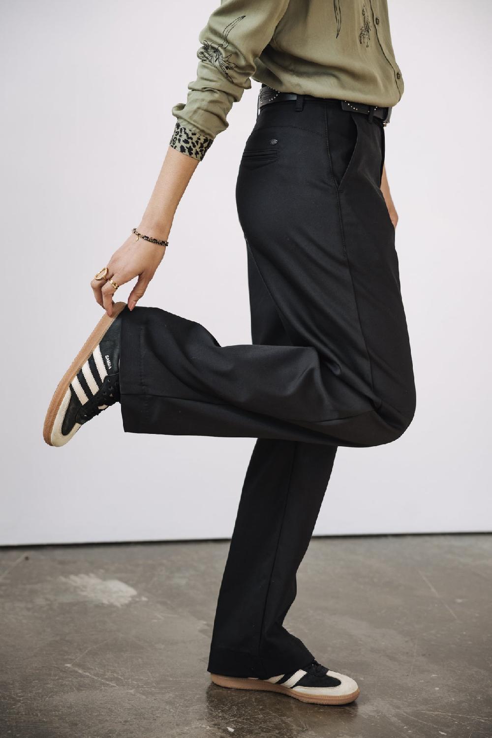 Freeman T. Porter Sharon Polyneo Pantalon Large Femme Black