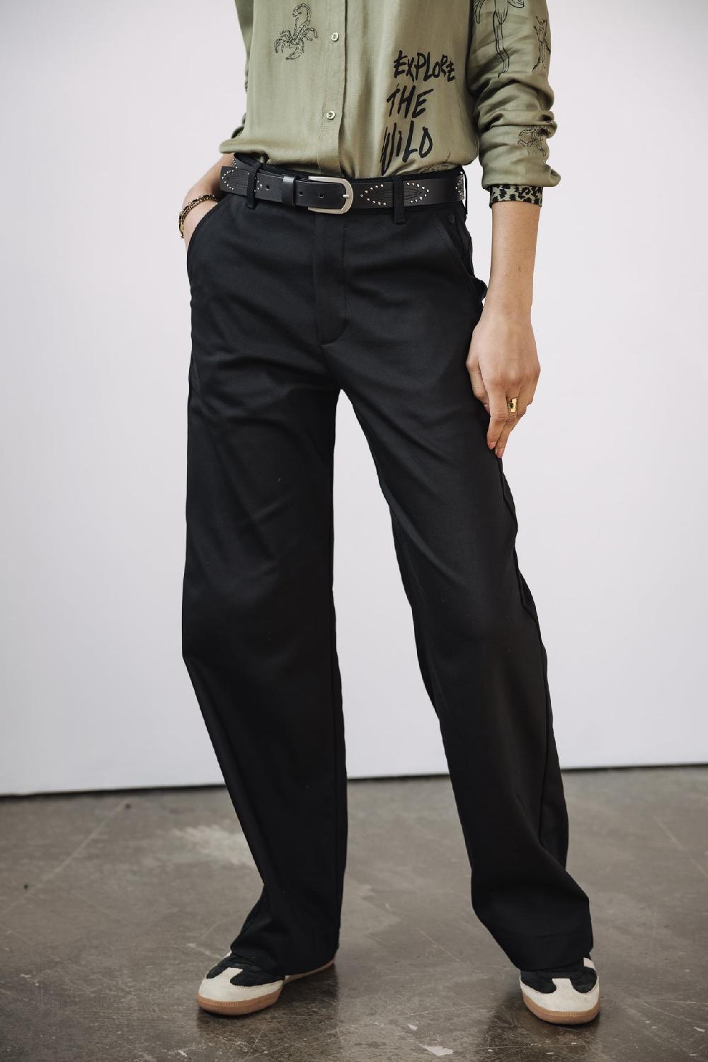 Freeman T. Porter Sharon Polyneo Pantalon Large Femme Black