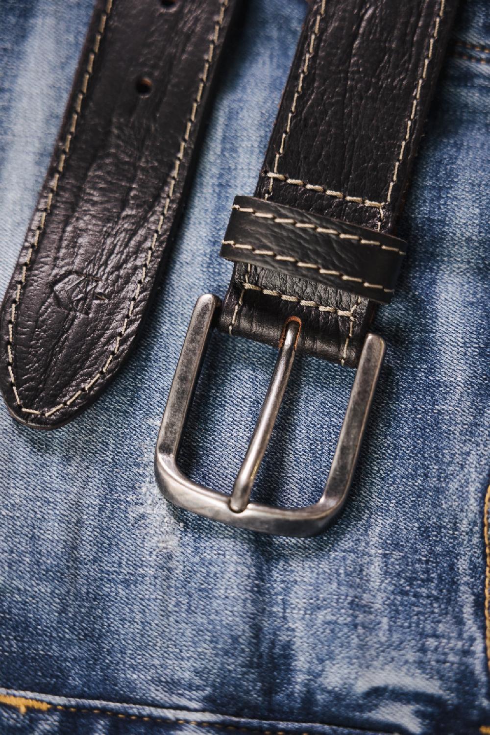 Freeman T. Porter Shilo Ceinture En Cuir Homme Black