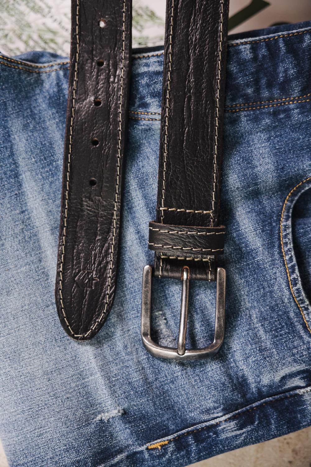 freeman t. porter Shilo Ceinture en cuir Homme black