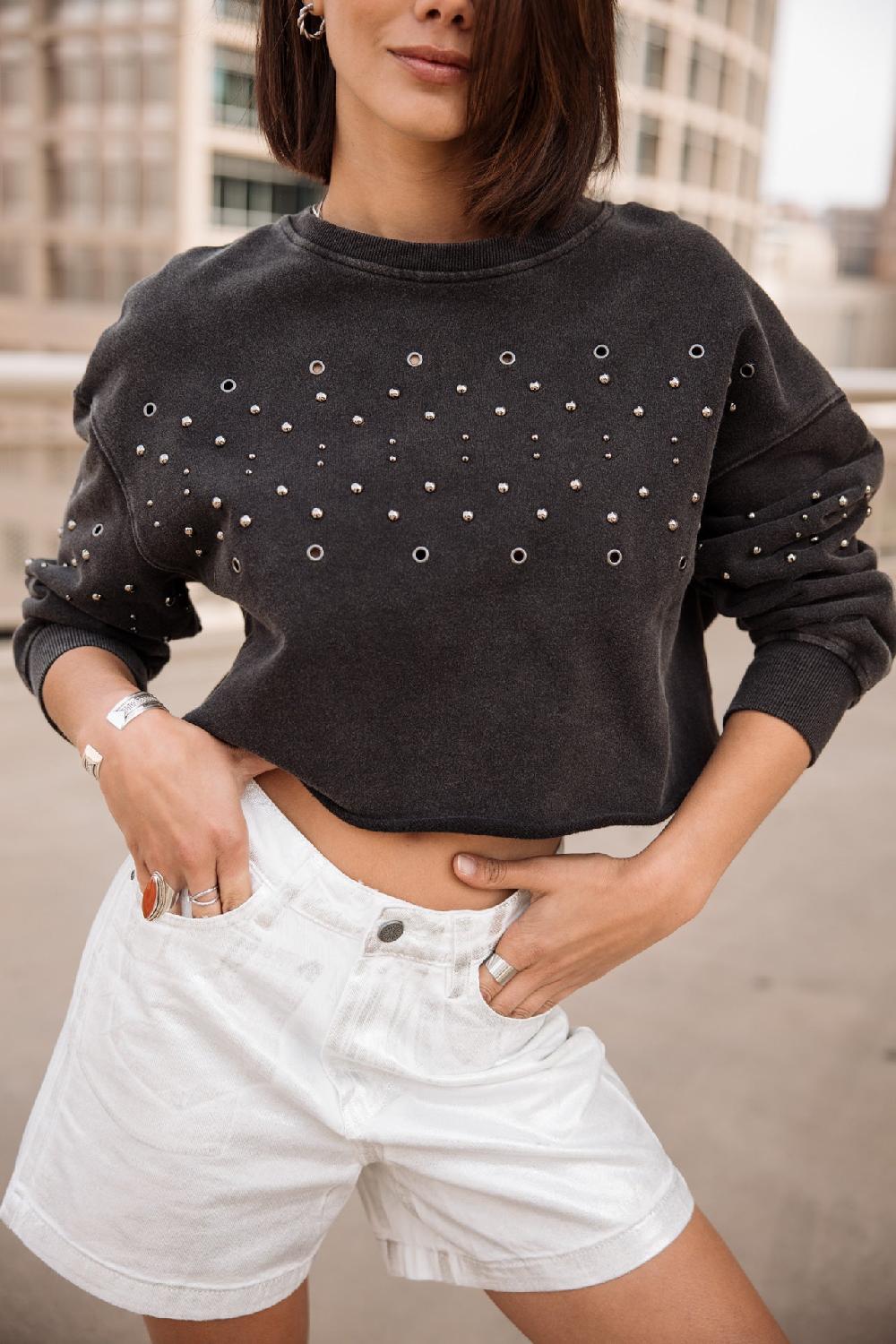 freeman t. porter Sihem Jewel Sweat bijoux Femme old black