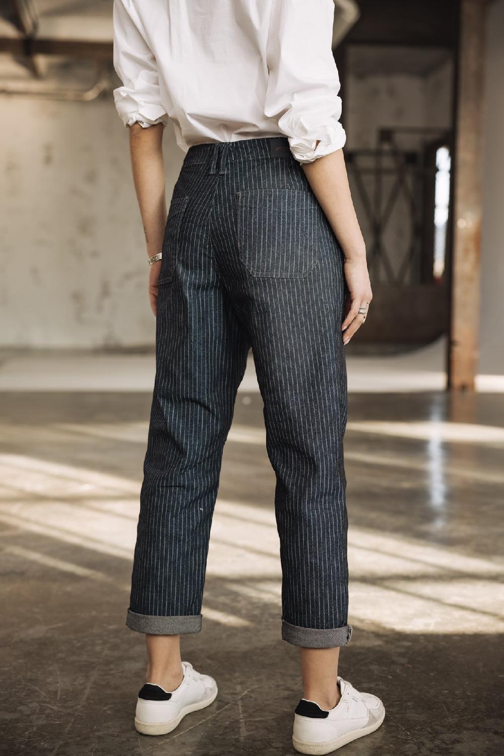 Freeman T. Porter Sloane SDM Jeans Boyfriend Droit Femme Bercato Blue