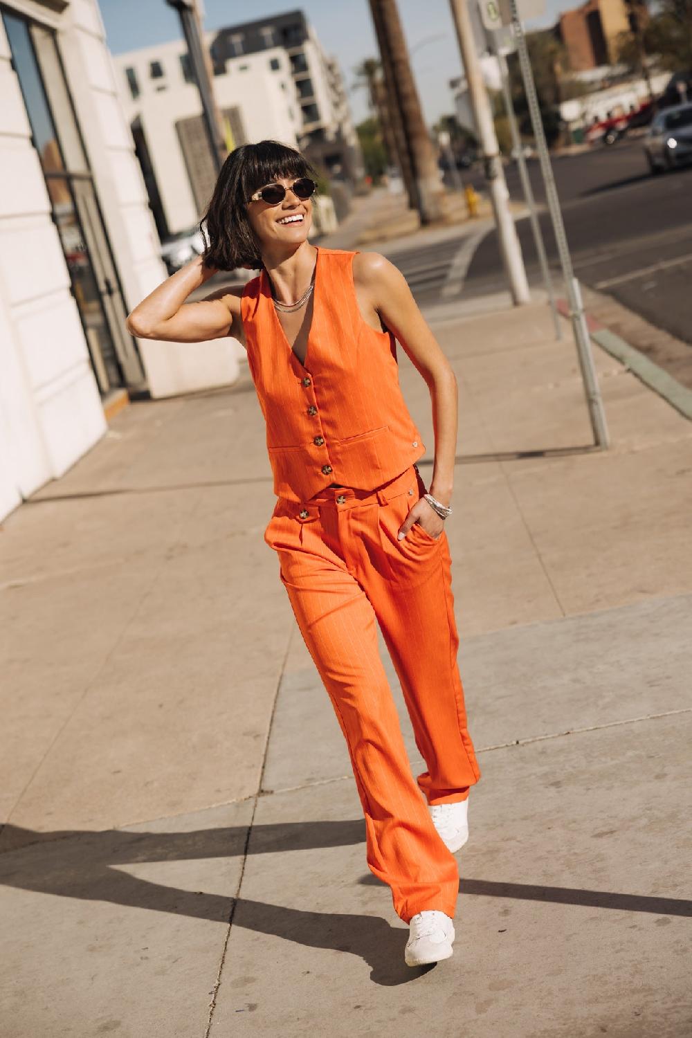 Freeman T. Porter Sofia Cairo Gilet De Costume Femme Tigerlily