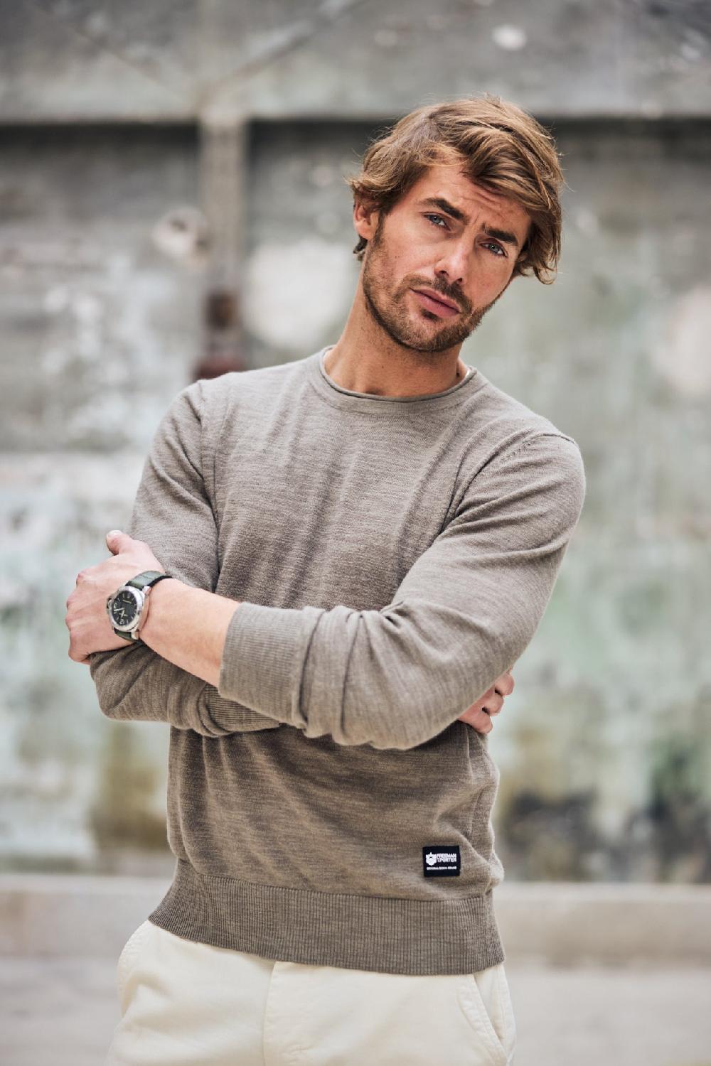 Freeman T. Porter Solino Sluby Pull Col Rond Homme Overland Trek