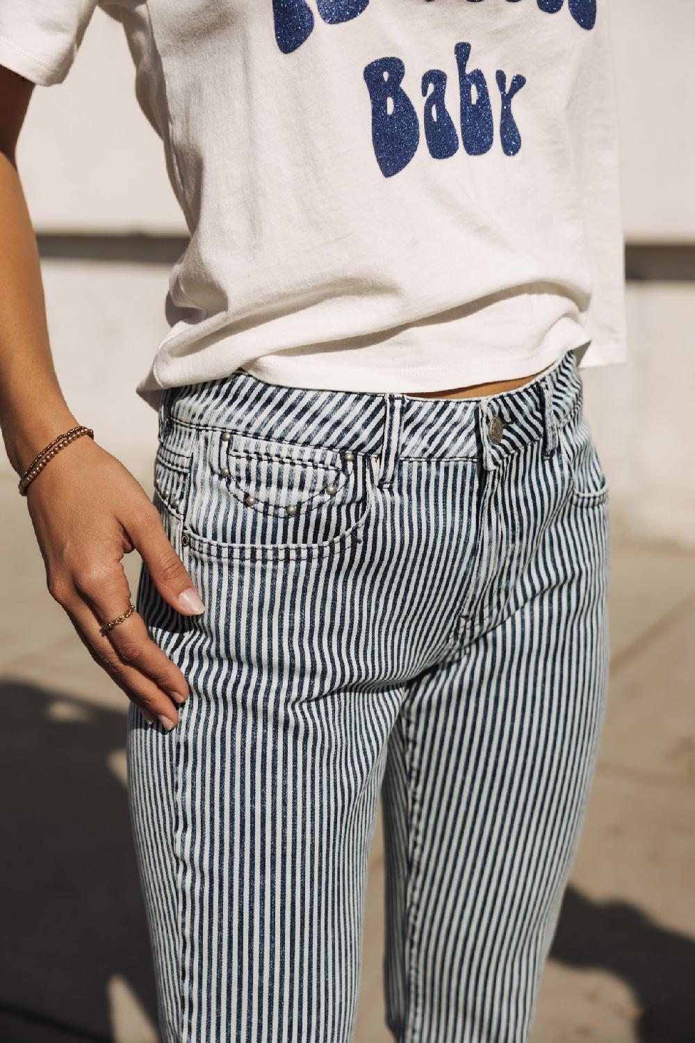 Freeman T. Porter Sophy S-SDM Jeans Slim Cropped Femme Macapa