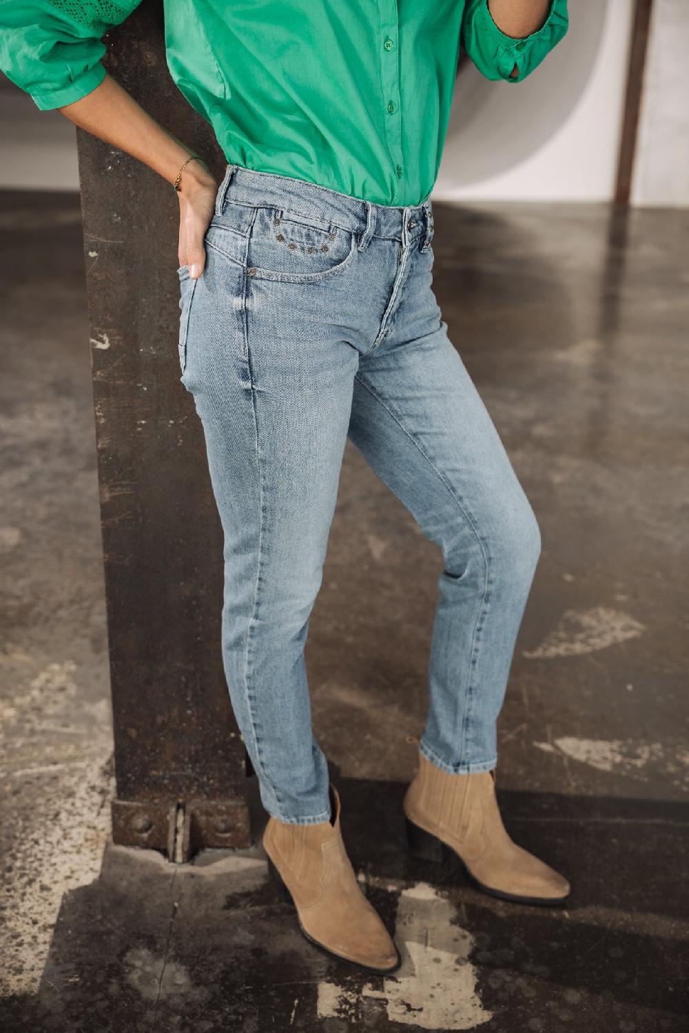 Freeman T. Porter Sophy S-SDM Jeans Slim Cropped Femme Pirana