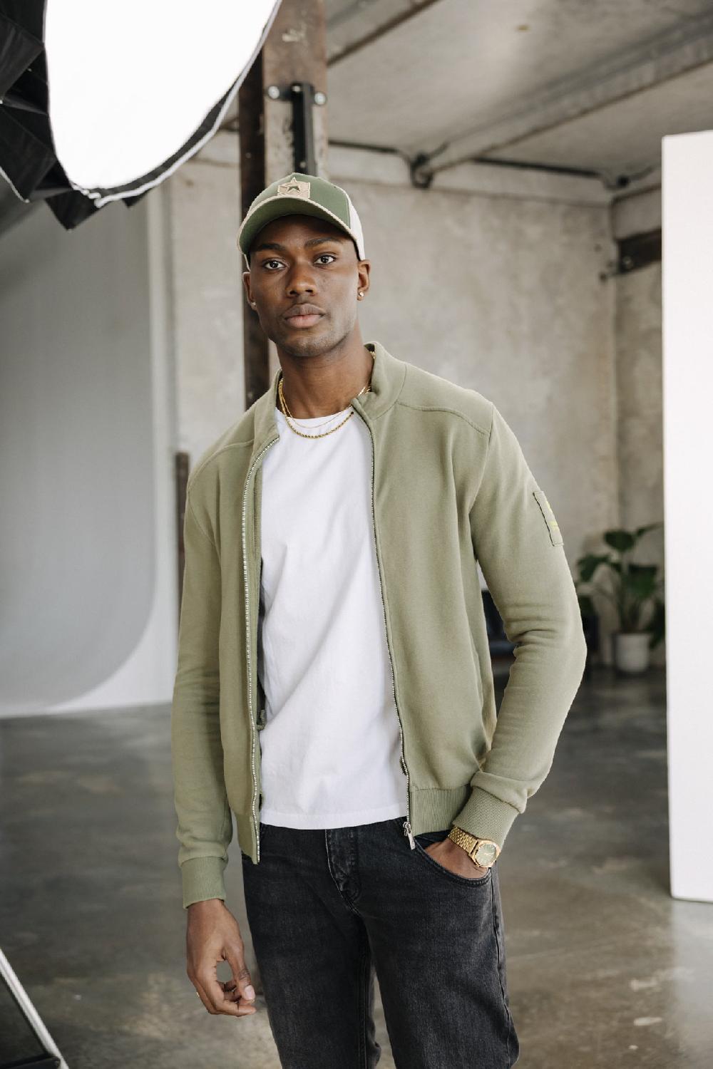 freeman t. porter Sully Snug Gilet zippé Homme deep lichen green