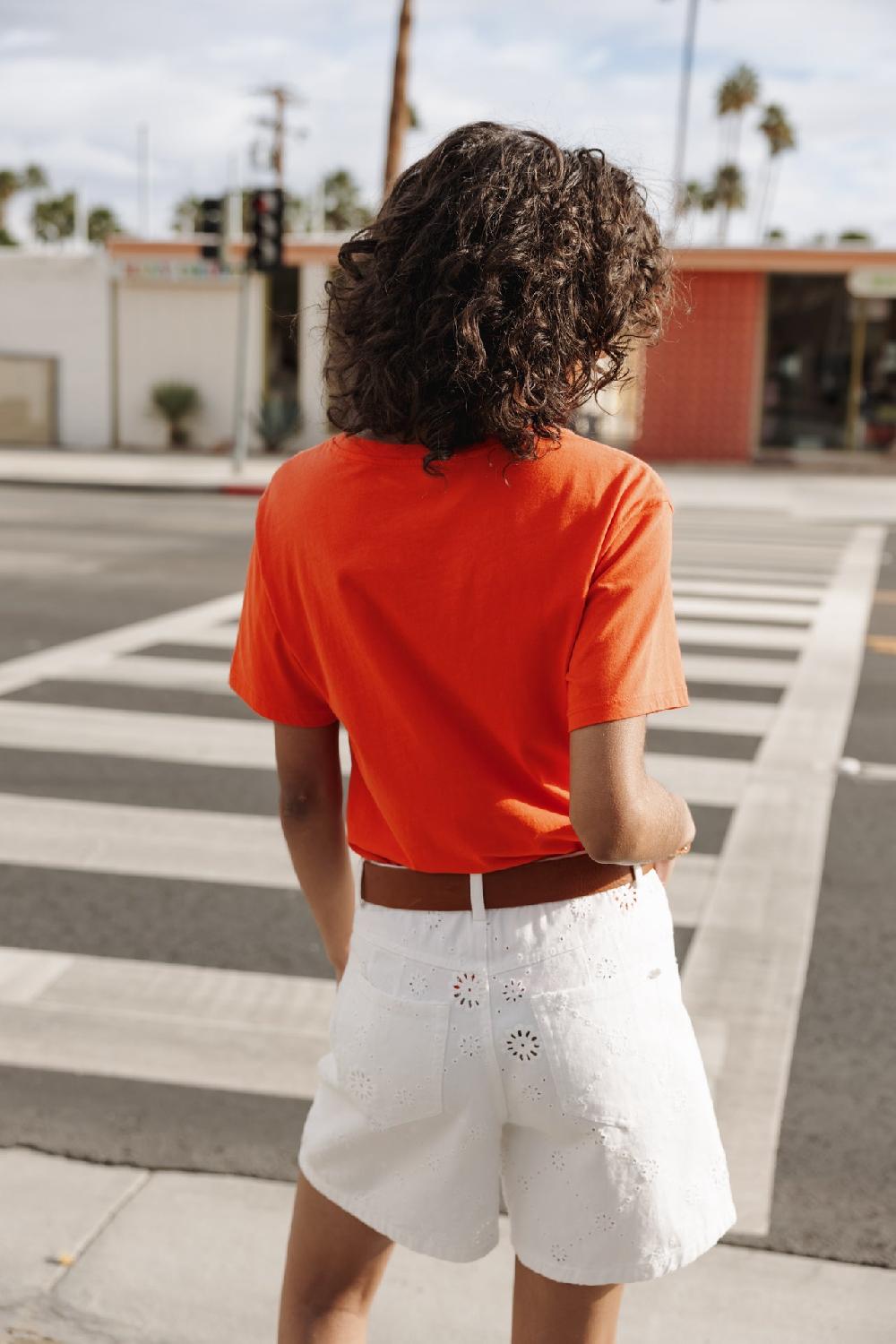 Freeman T. Porter Suria Stay Groovy T-shirt Imprimé Femme Tigerlily