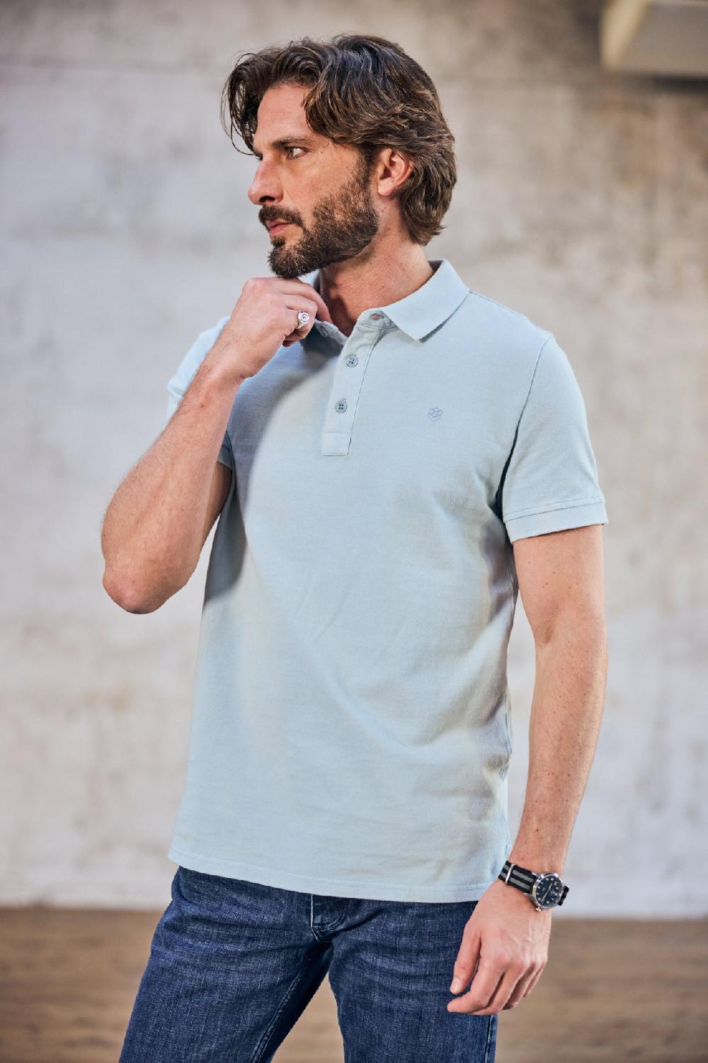 Freeman T. Porter Tadley Icon Polo Brodé Homme Skyway