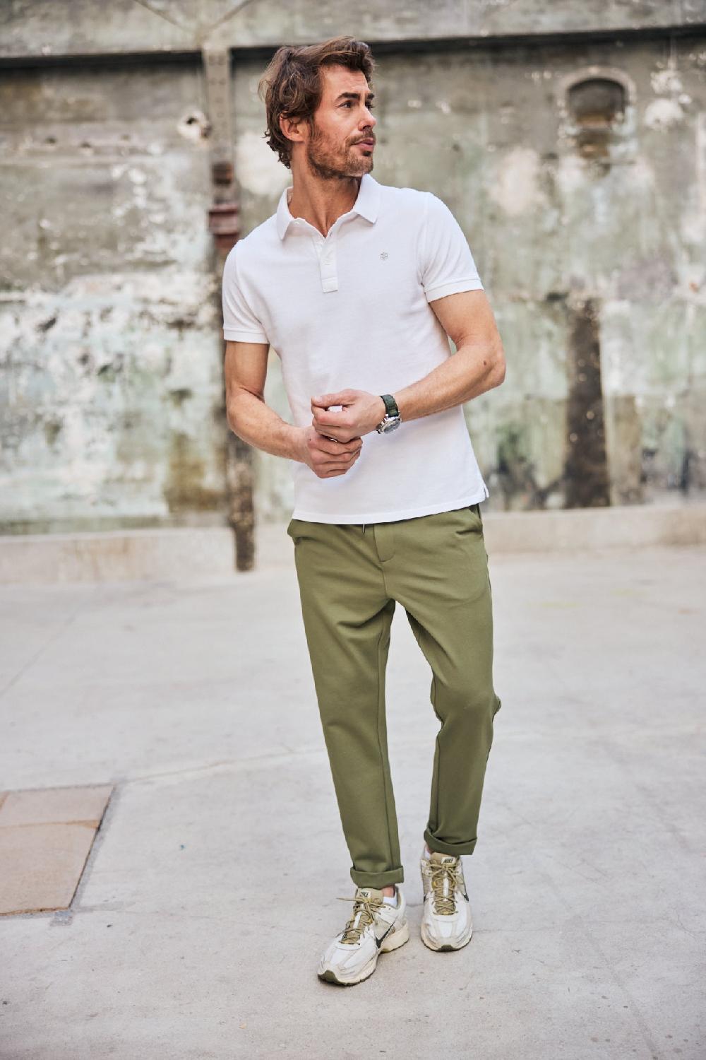 Freeman T. Porter Tadley Icon Polo Brodé Homme White