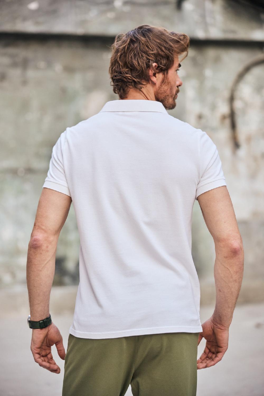 Freeman T. Porter Tadley Icon Polo Brodé Homme White