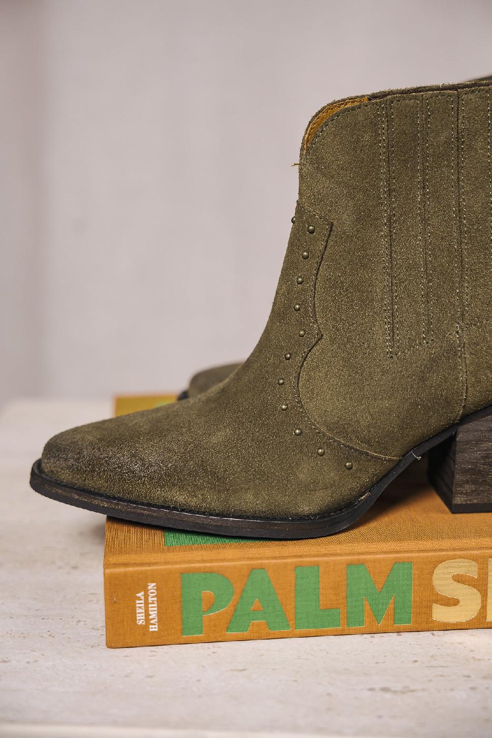 Freeman T. Porter Tamara Studs Boots En Daim Femme Trebol