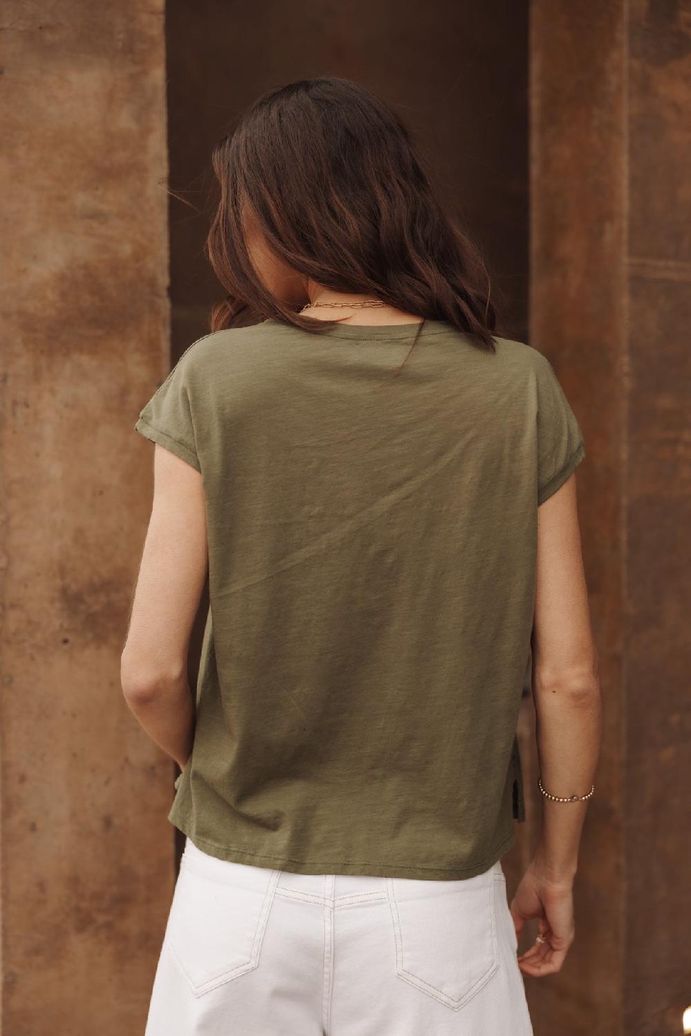 Freeman T. Porter Tarik Nevada T-shirt Imprimé Femme Four Leaf Clover