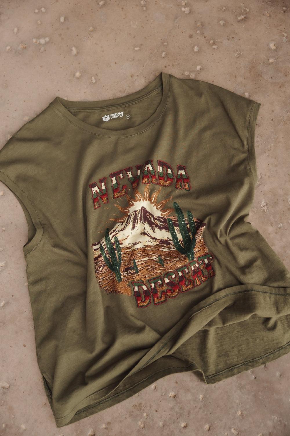 Freeman T. Porter Tarik Nevada T-shirt Imprimé Femme Four Leaf Clover