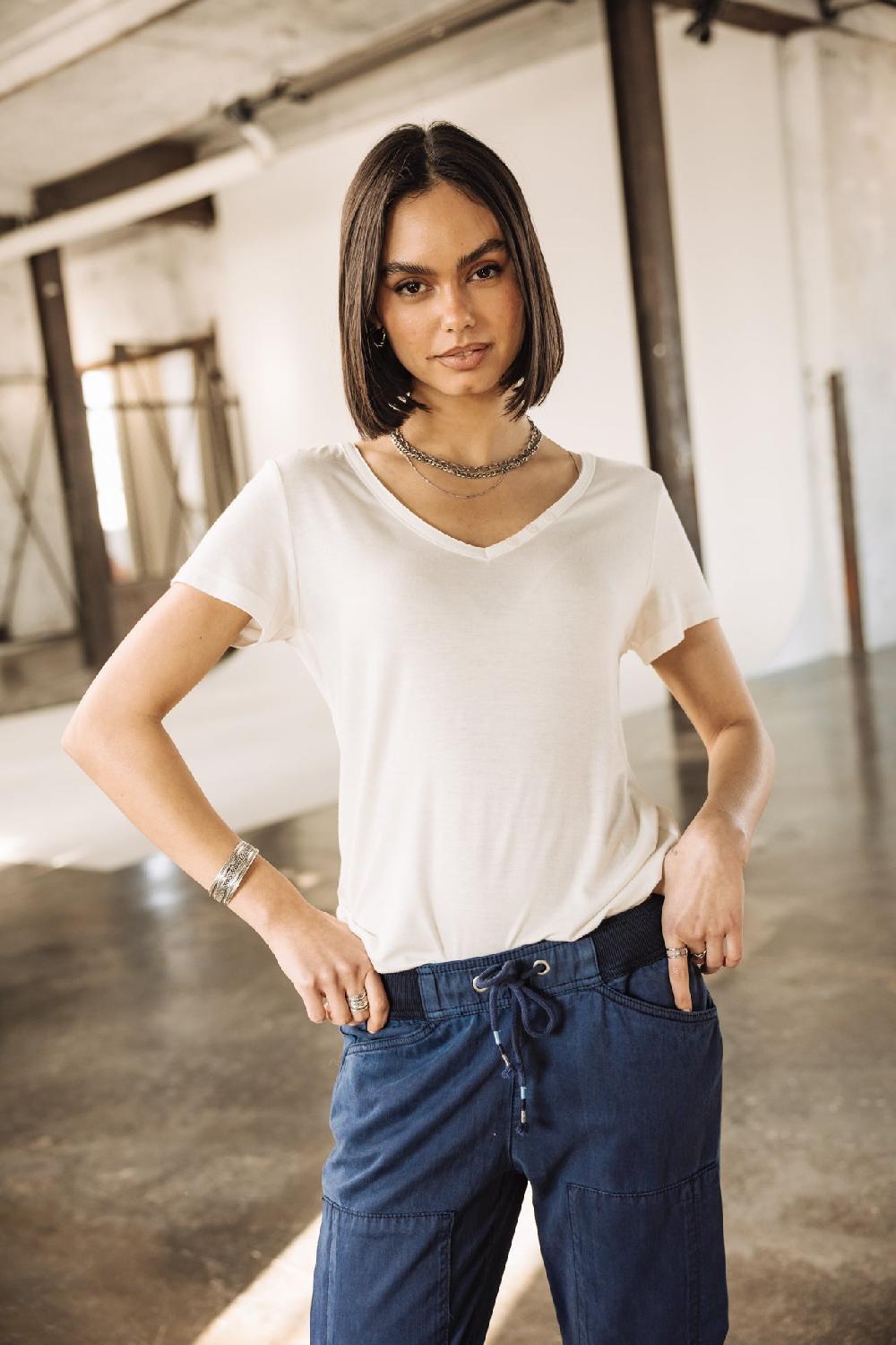 Freeman T. Porter Tarissa Icon T-shirt Logo En Strass Femme White