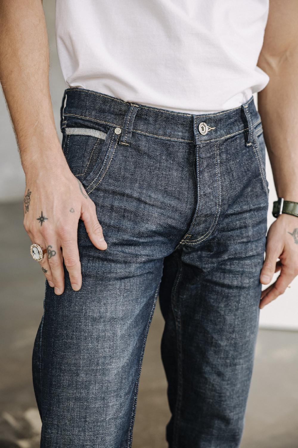 Freeman T. Porter Taylor SDM Jeans Droit Homme Bordeen