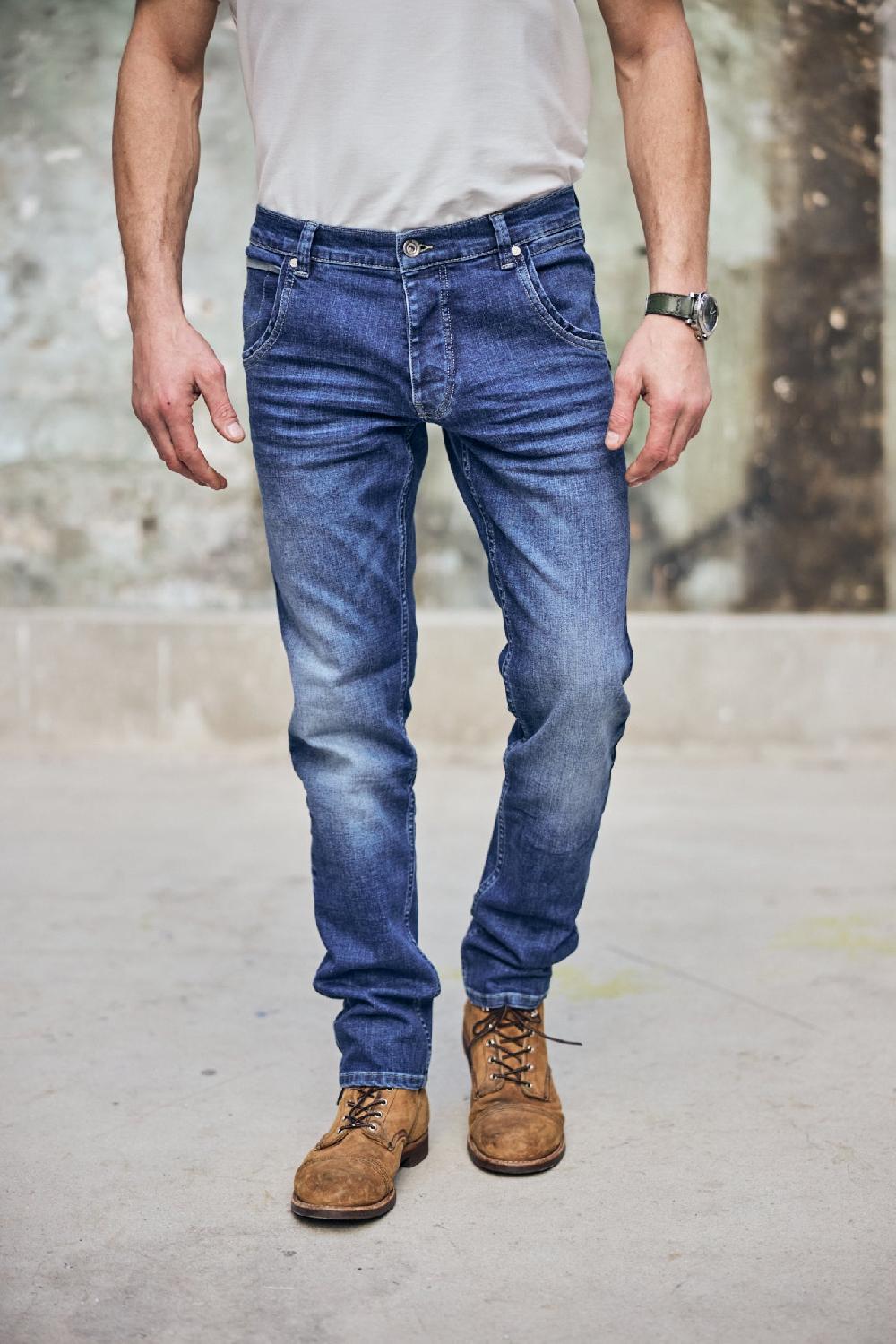 freeman t. porter Taylor SDM Jeans droit Homme bordeen light