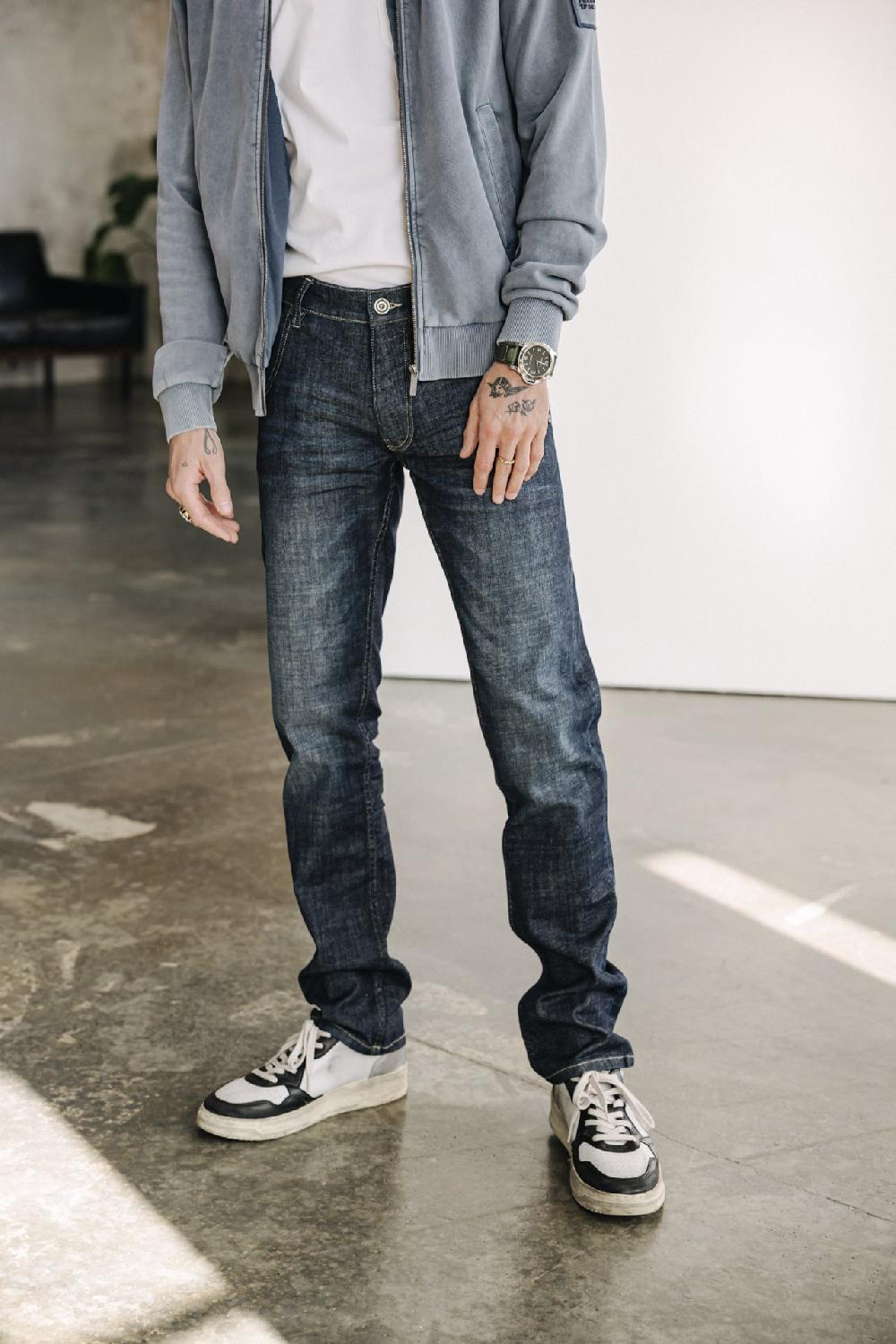 freeman t. porter Taylor SDM Jeans droit Homme bordeen