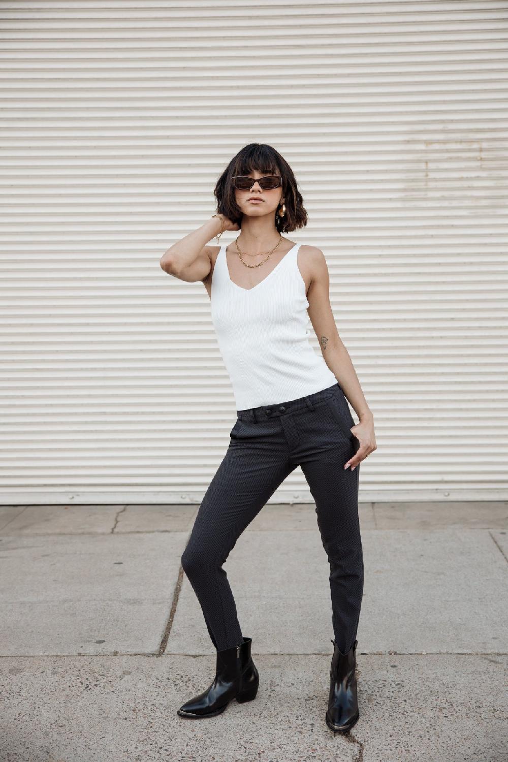 Freeman T. Porter Tessa Colish Pantalon Super Slim Femme Ebony