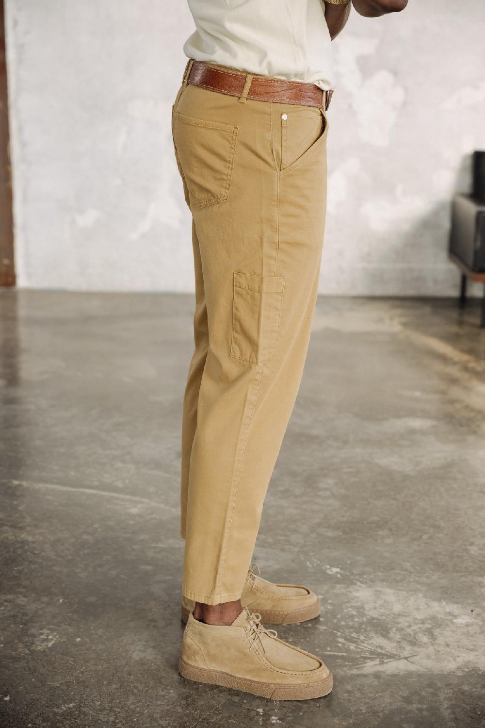 Freeman T. Porter Tiago Spiny Pantalon Cropped Homme Kelp