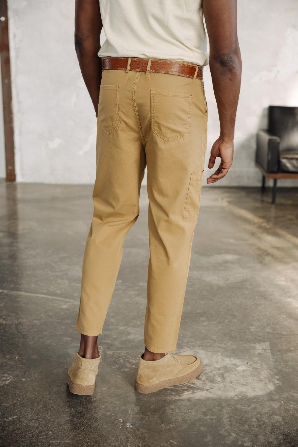 Freeman T. Porter Tiago Spiny Pantalon Cropped Homme Kelp