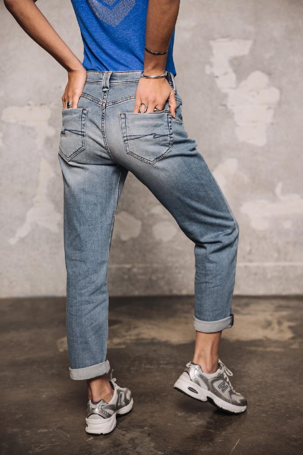 Freeman T. Porter Timea SDM Jeans Cropped Boyfriend Femme Seoul