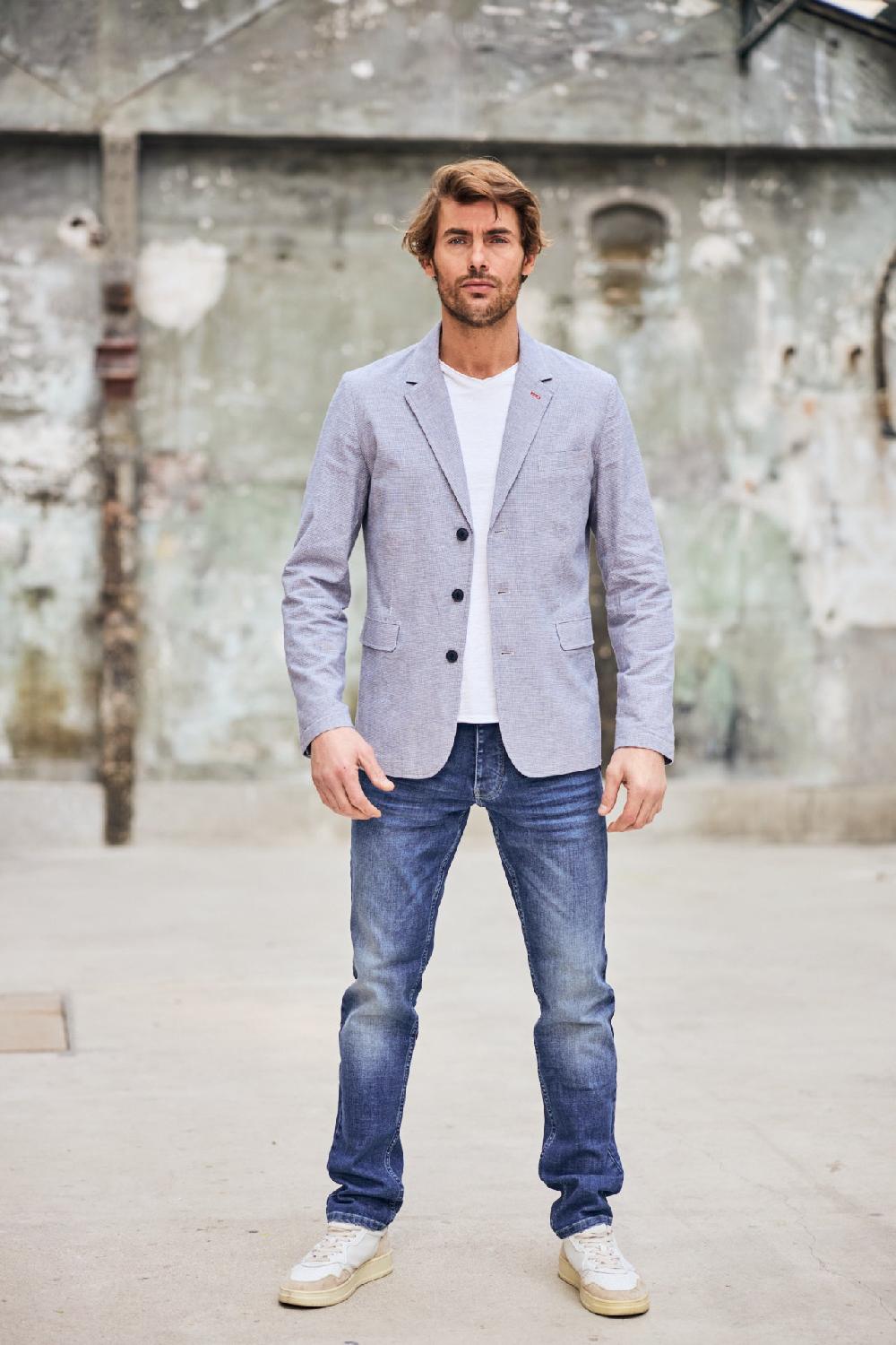 Freeman T. Porter Tomass Apollon Blazer Cintré Homme Original