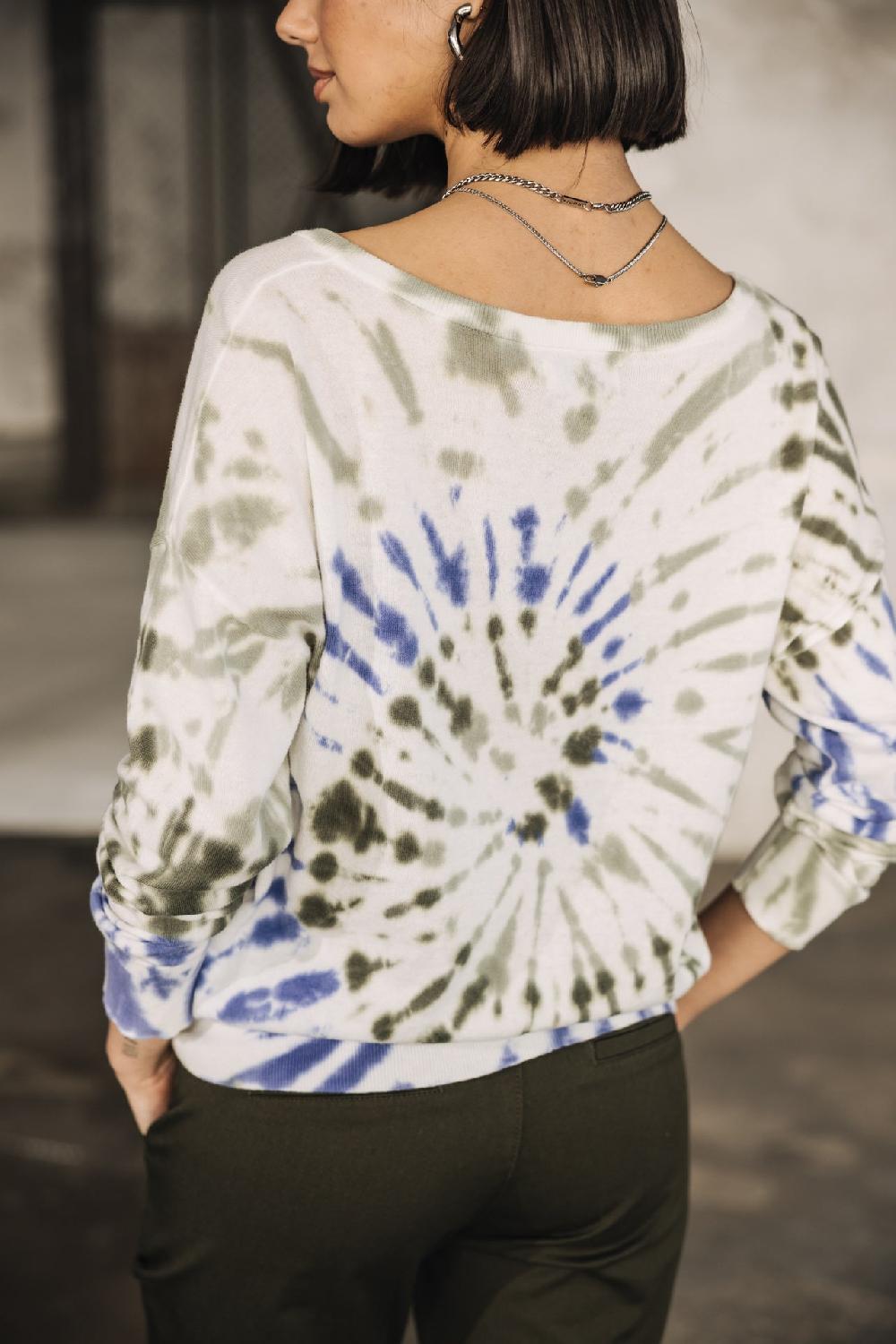 Freeman T. Porter Tomily Snail Pull Tie & Dye Femme Blue