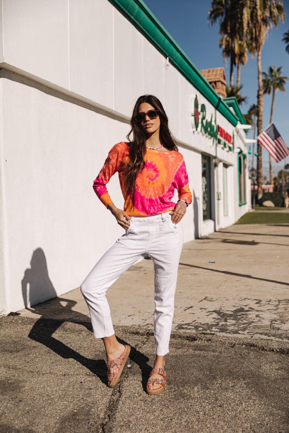 Freeman T. Porter Tomily Snail Pull Tie & Dye Femme Fuchsia