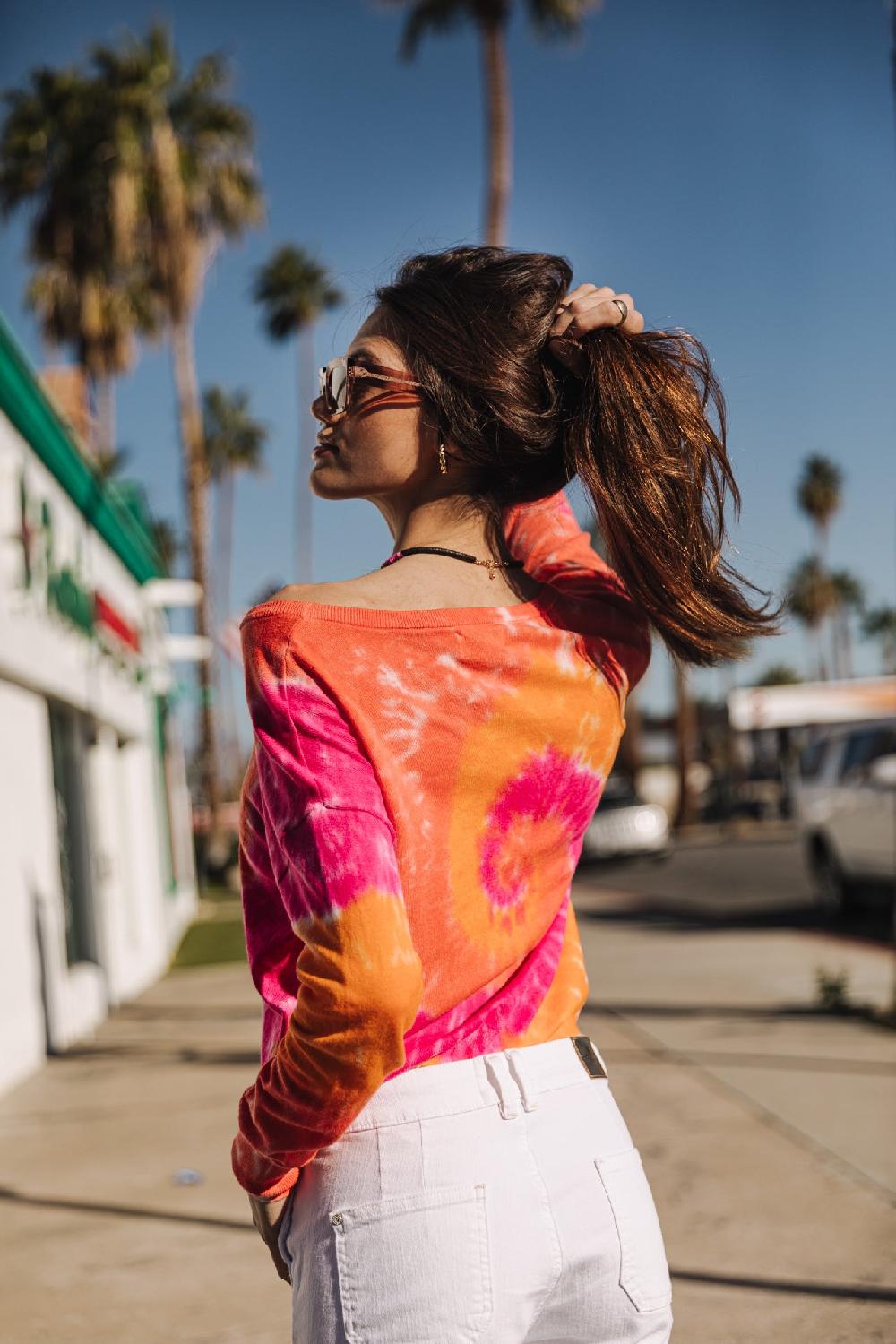 Freeman T. Porter Tomily Snail Pull Tie & Dye Femme Fuchsia