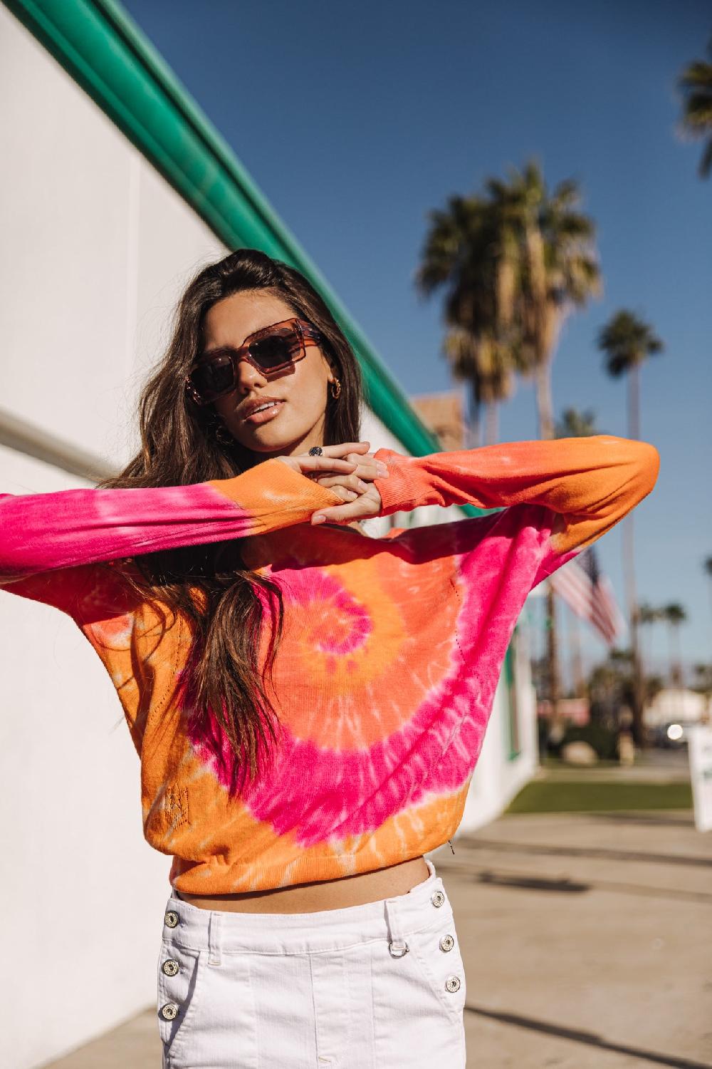 Freeman T. Porter Tomily Snail Pull Tie & Dye Femme Fuchsia