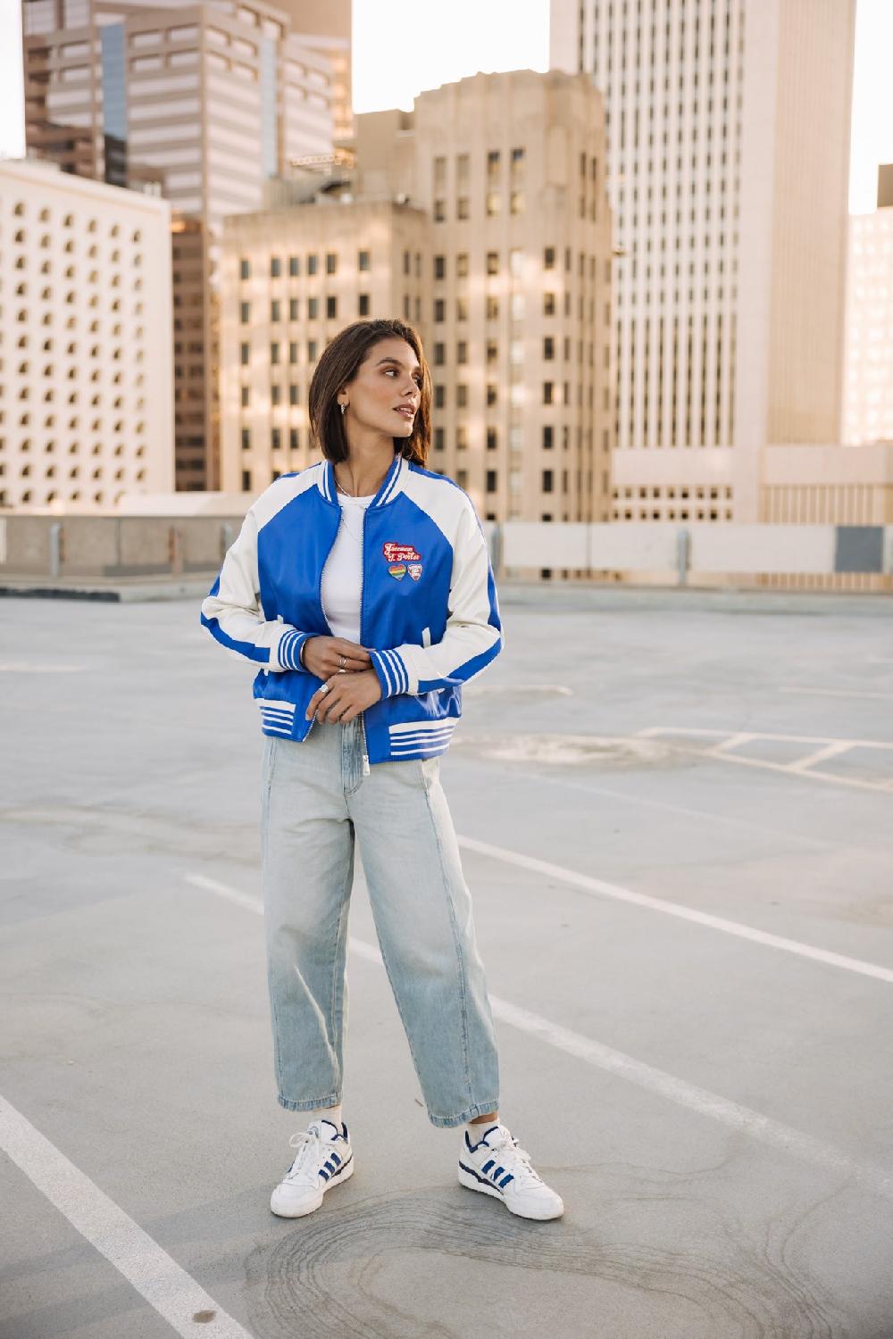 Freeman T. Porter Viviane Veste Bomber Femme Dazzling Blue