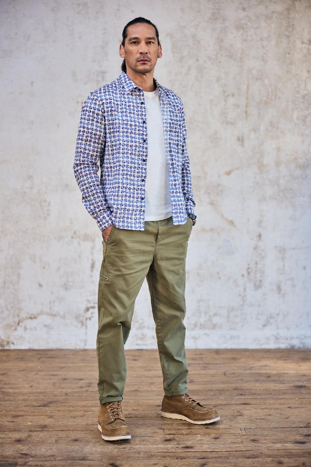 Freeman T. Porter Wesley Alabama Pantalon Cropped Homme Deep Lichen Green