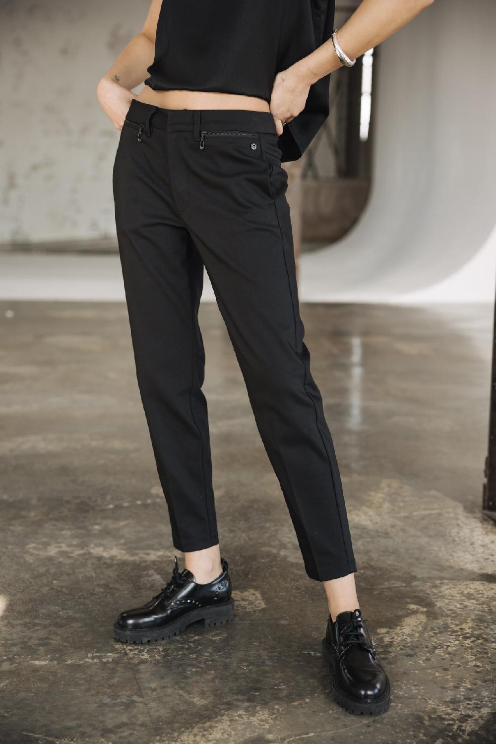 Freeman T. Porter Willow Polyneo Pantalon Slim Femme Black